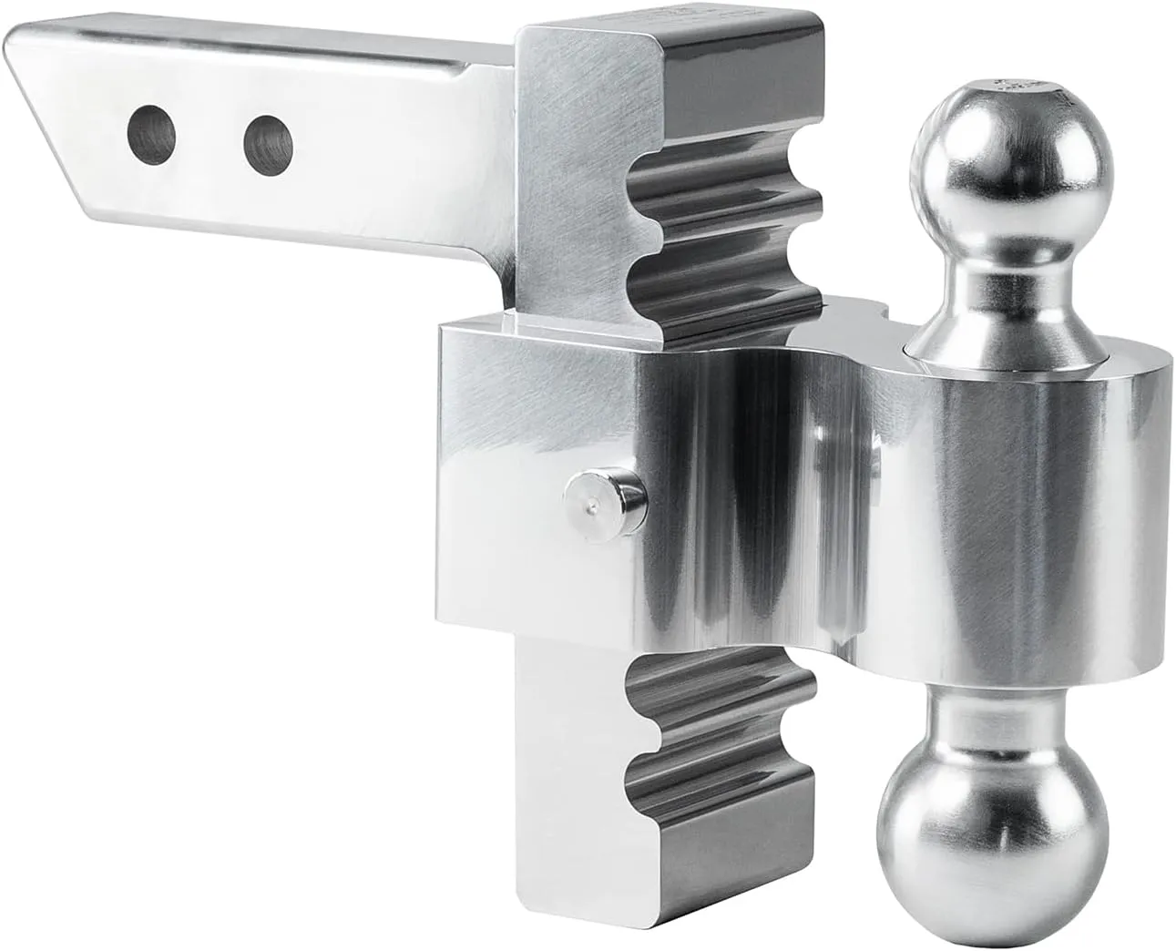 ANDERSEN HITCHES | Rapid Hitch | Best Adjustable Ball Mount | 6" Drop/Rise, 2 - 2-5/16" Plate Steel Dual Ball | Fits 2" Receiver | 3410