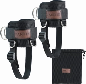 Ankle Strap for Cable Machine Adjustable Cable Ankle Attachments for Gym Comfort fit Neoprene Padded Steel Double D-Ring Ankle Cuffs for Cable Kickbacks, Lift The Butts, Tone The Legs