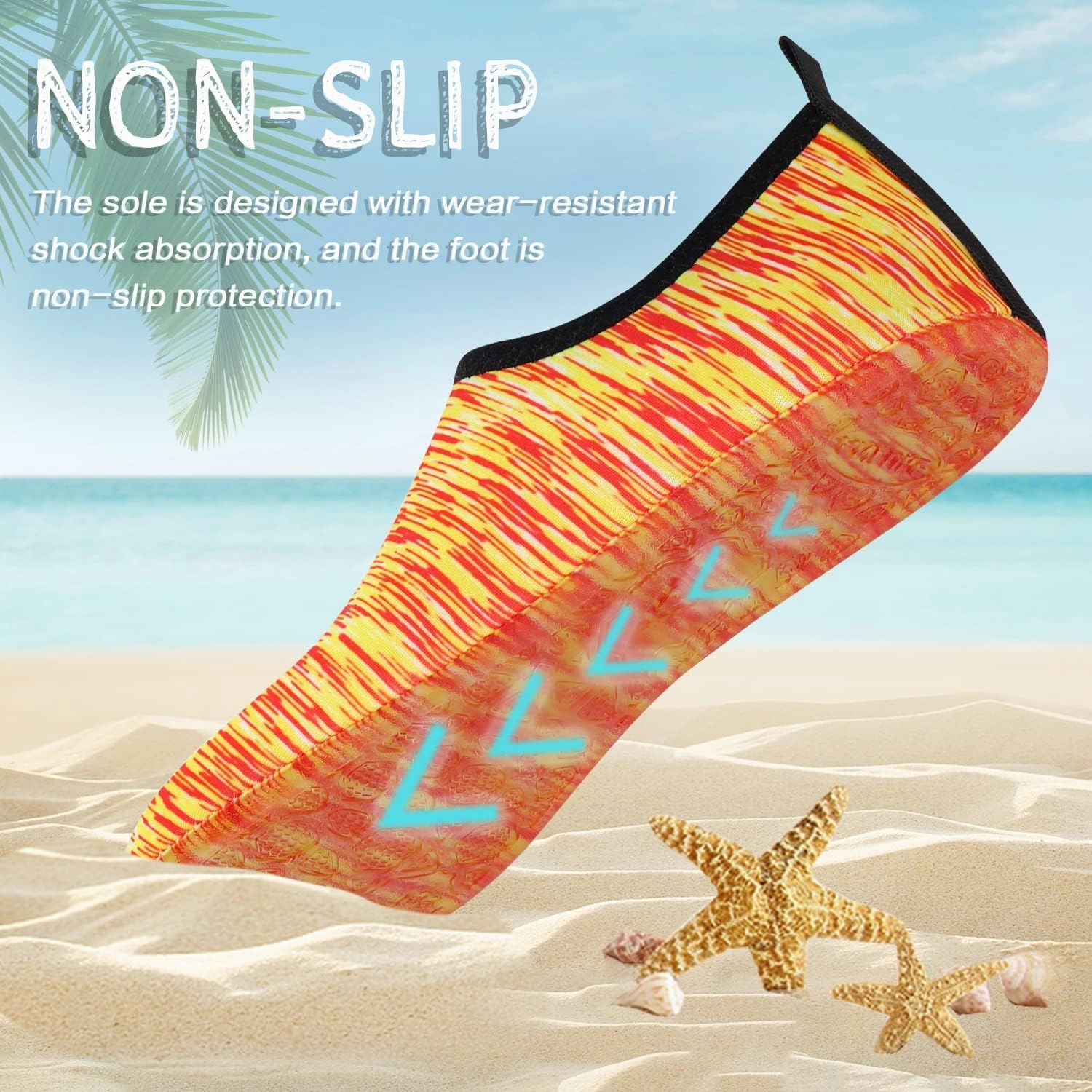 ANLUKE Water Shoes Barefoot Aqua Yoga Socks Quick-Dry Beach Swim Surf Shoes for Women Men