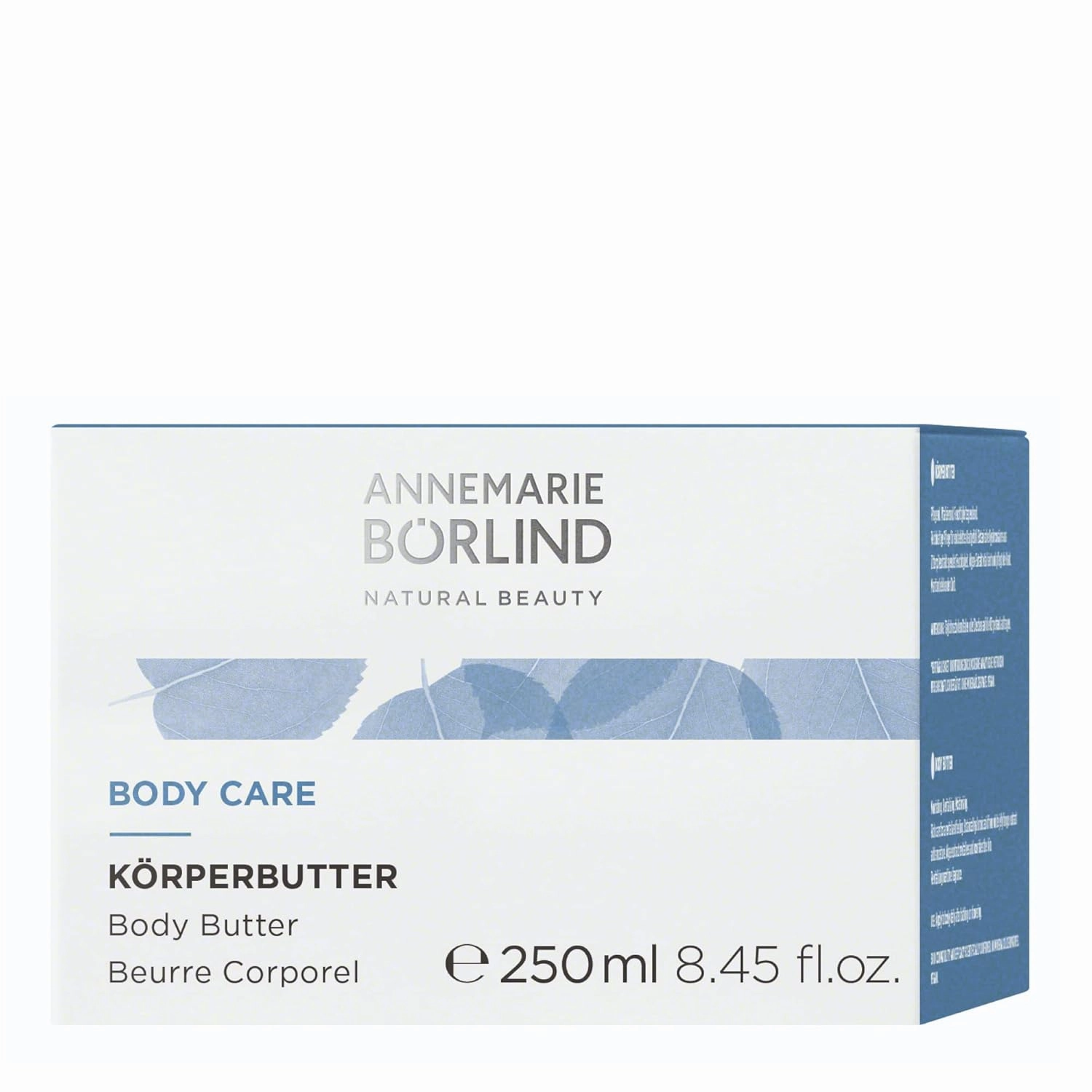 ANNEMARIE BÖRLIND - BODY CARE Body Butter - nourishing, revitalizing & moisturizing skin care, with plant-based extracts & botanical hyaluronic acid, vegan, 8.45 Fl. Oz.