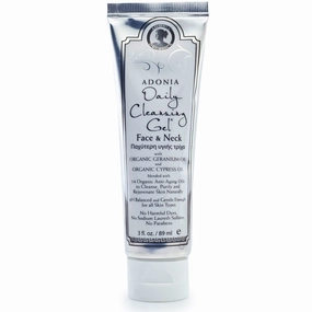 Anti-Aging Daily Cleansing Gel - Organic & All Natural Face Wash - Facial Cleanser - Removes Makeup, Tightens & Exfoliates - Leaves Your Skin Fresh, Youthful, and Radiant 3 Fl Oz