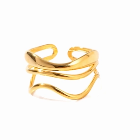 Anya Textured Ring