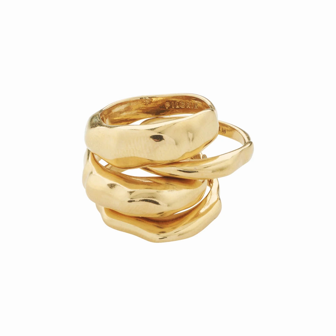 Asher 4-In-1 Set Ring - Gold