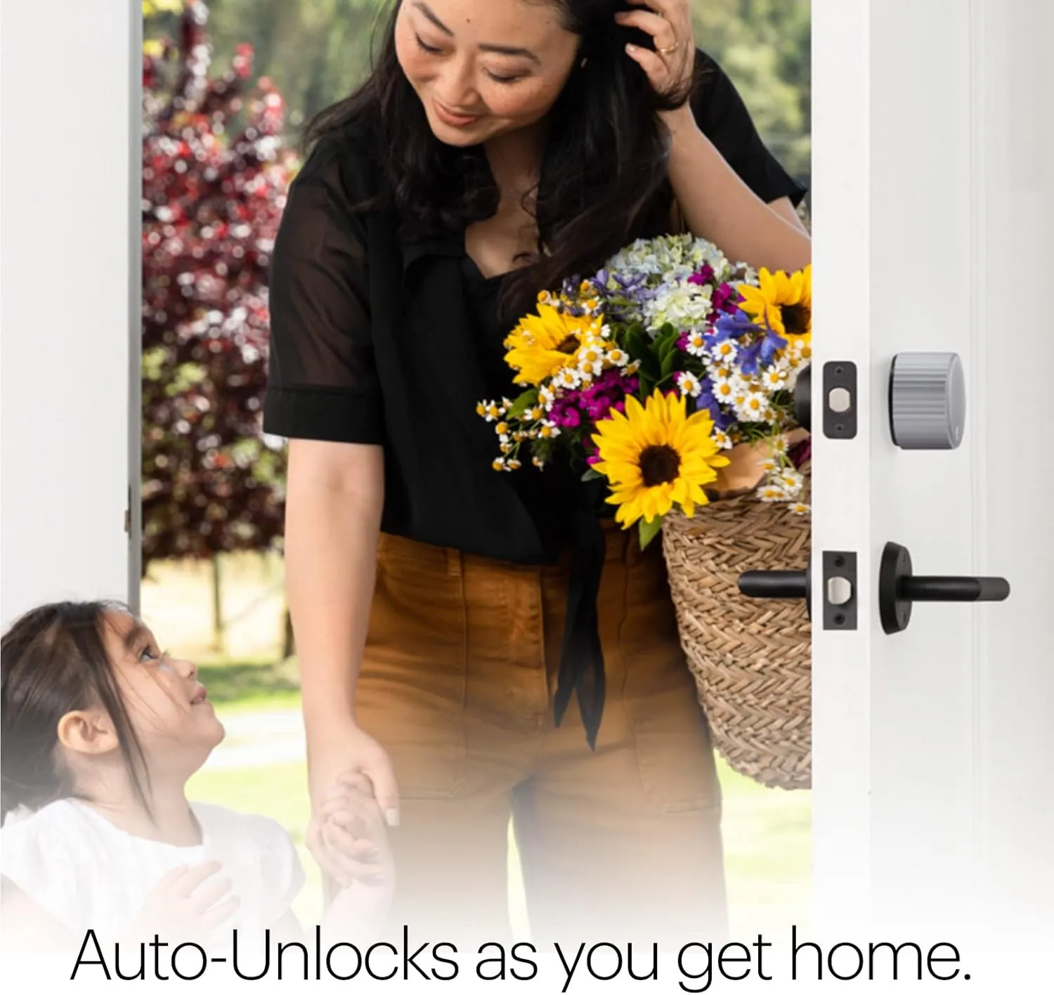 August Home Silver Wi-Fi Smart Lock and Smart Keypad, Keyless Door Lock for Front Entry Door, Great for Guests and Vacation Rentals, ‎AUG-SL05-KY1-S05