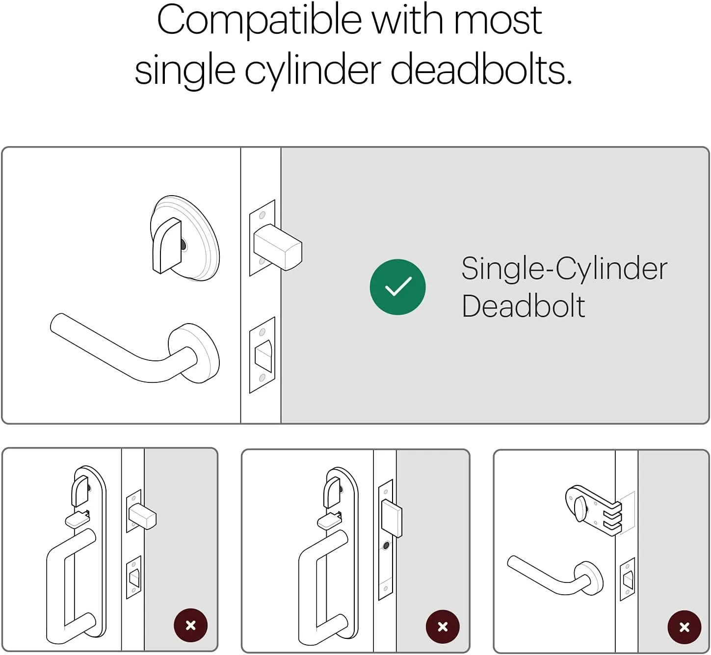 August Home Silver Wi-Fi Smart Lock and Smart Keypad, Keyless Door Lock for Front Entry Door, Great for Guests and Vacation Rentals, ‎AUG-SL05-KY1-S05