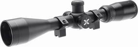 Axeon Optics 4-16x44mm EDR Etched Dot Reticle Adjustable Parallax Rifle Scope for Hunting - Includes 11mm Gun Scope Mounting Rings