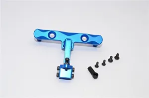 Axial SCX10 Upgrade Parts Aluminum Adjustable Tow Hitch - 1 Set Blue
