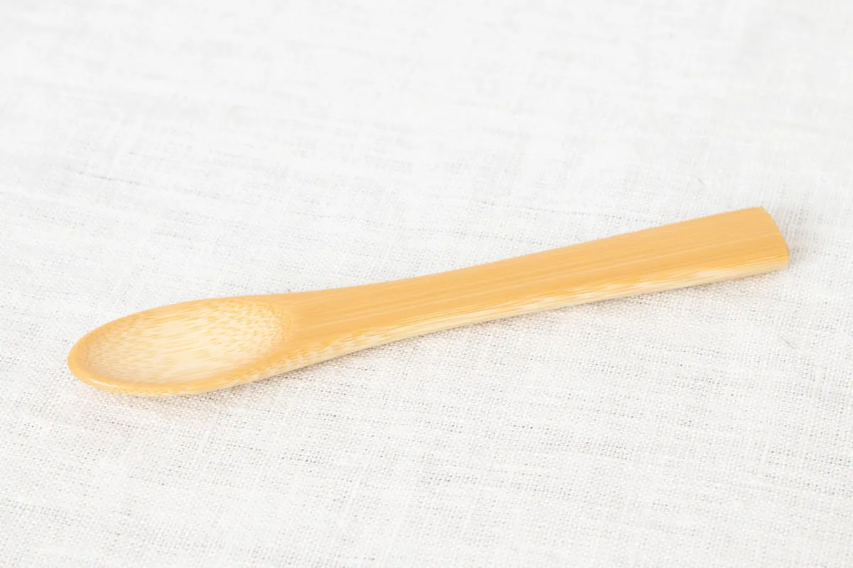 Baby fork, Baby spoon [ Natural, Red ] / Mōsō bamboo / Ōita-JPN 211116