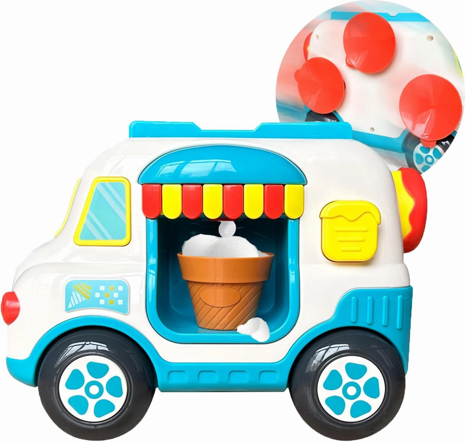 Baby Bubble Bath Toys for Kids Ages 4-8 ice Cream Foam tub Machine Maker Bubble Car for Bathtub Bath Toy Kids Ages 3-5,Bath Toy for Toddlers 3 4 5 6 7 8 Years Old Girl Gifts