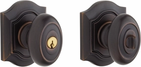 Baldwin 5237.112.ENTR Bethpage Knob Keyed Entry Set, Venetian Bronze