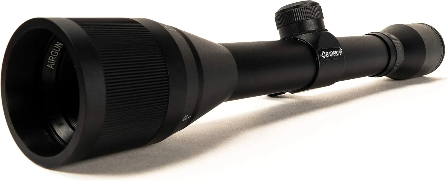 Barska Mil-Dot Reticle Reverse Recoil Airgun Scope with Adjustable Objective