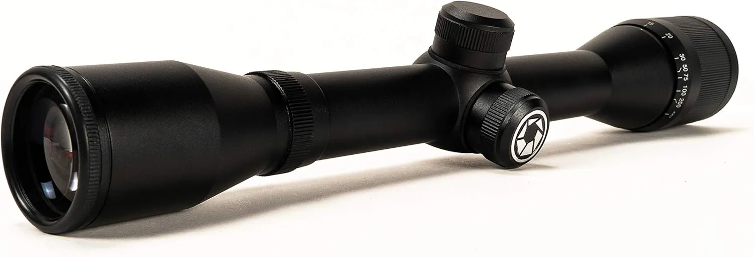 Barska Mil-Dot Reticle Reverse Recoil Airgun Scope with Adjustable Objective