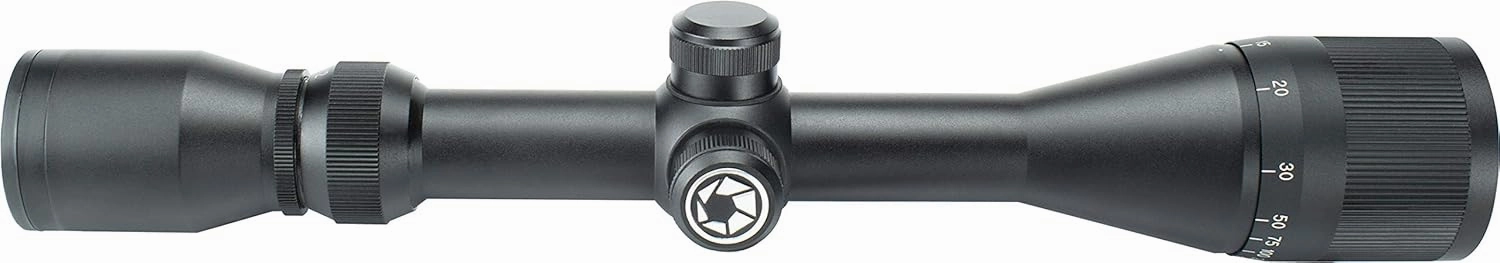 Barska Airgun Riflescope – Adjustable Objective Scope – Waterproof, Fogproof, Shockproof – Fully Coated Optics with Scope Caps for Precision Shooting