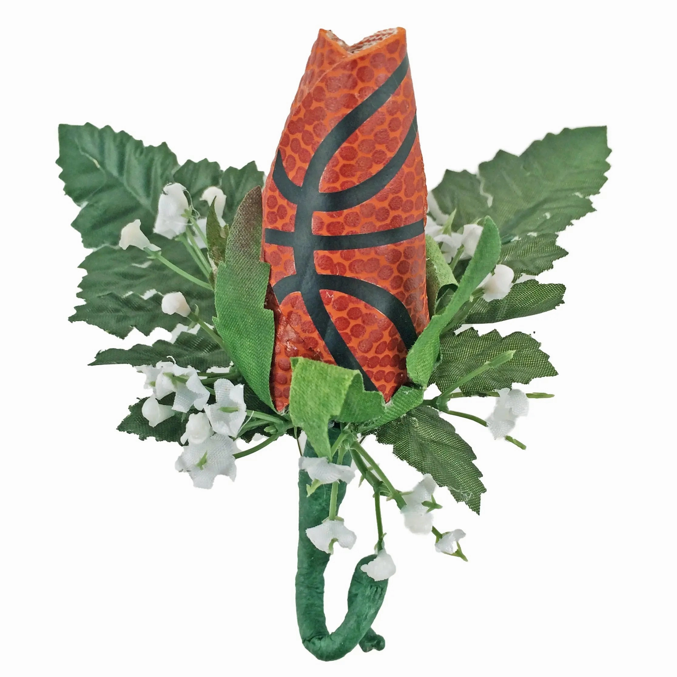 Basketball Rose Boutonniere