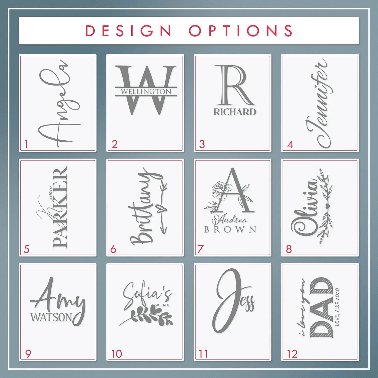 Be Burgundy Personalized Tumbler with Engraved Name - 12 Designs, 20 Oz Coffee Tumbler with Slider Lid, Red, Double Wall Insulated - Gift for Mom, Women, Personalized Birthday Gift for Her