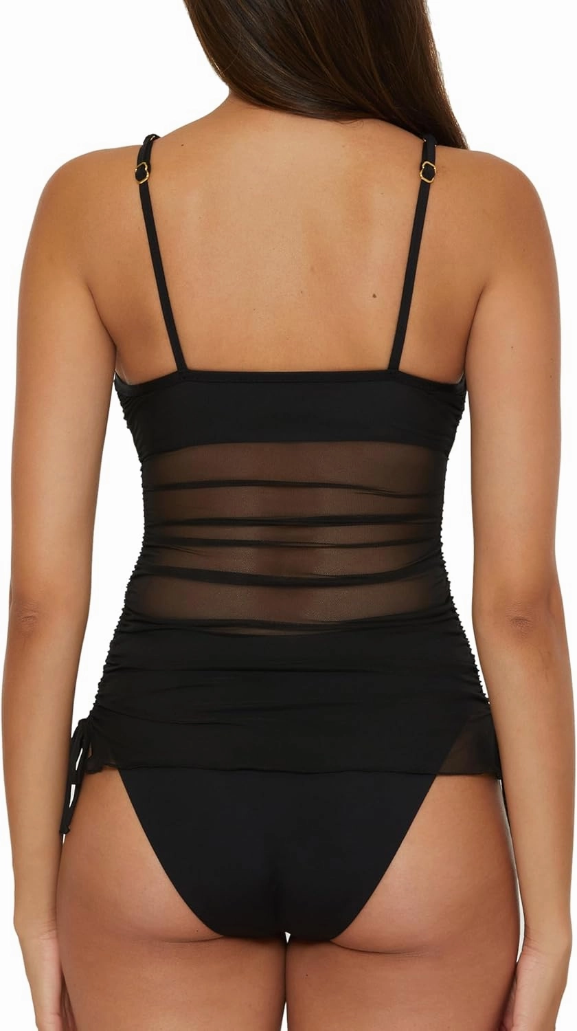 BECCA Women's Muse One Piece Swimsuit, High Neck, Bathing Suits