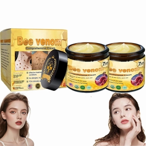 Bee Venom Comprehensive Cream, 2025 Professional Bee Venom Skin Treatment Cream Wrinkle Removal Anti-Aging Moisturizing (2 Bottle)