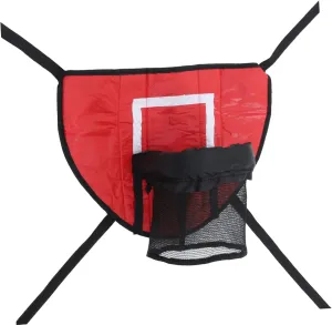 BESPORTBLE Trampoline Accessories for Boys and Girls Trampoline Basketball Hoop Red Safe and Fun
