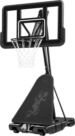 Best Choice Products 4.4-10ft Adjustable Regulation Basketball Hoop, Portable Goal w/Shatterproof Backboard, Ball Return, Base Gel