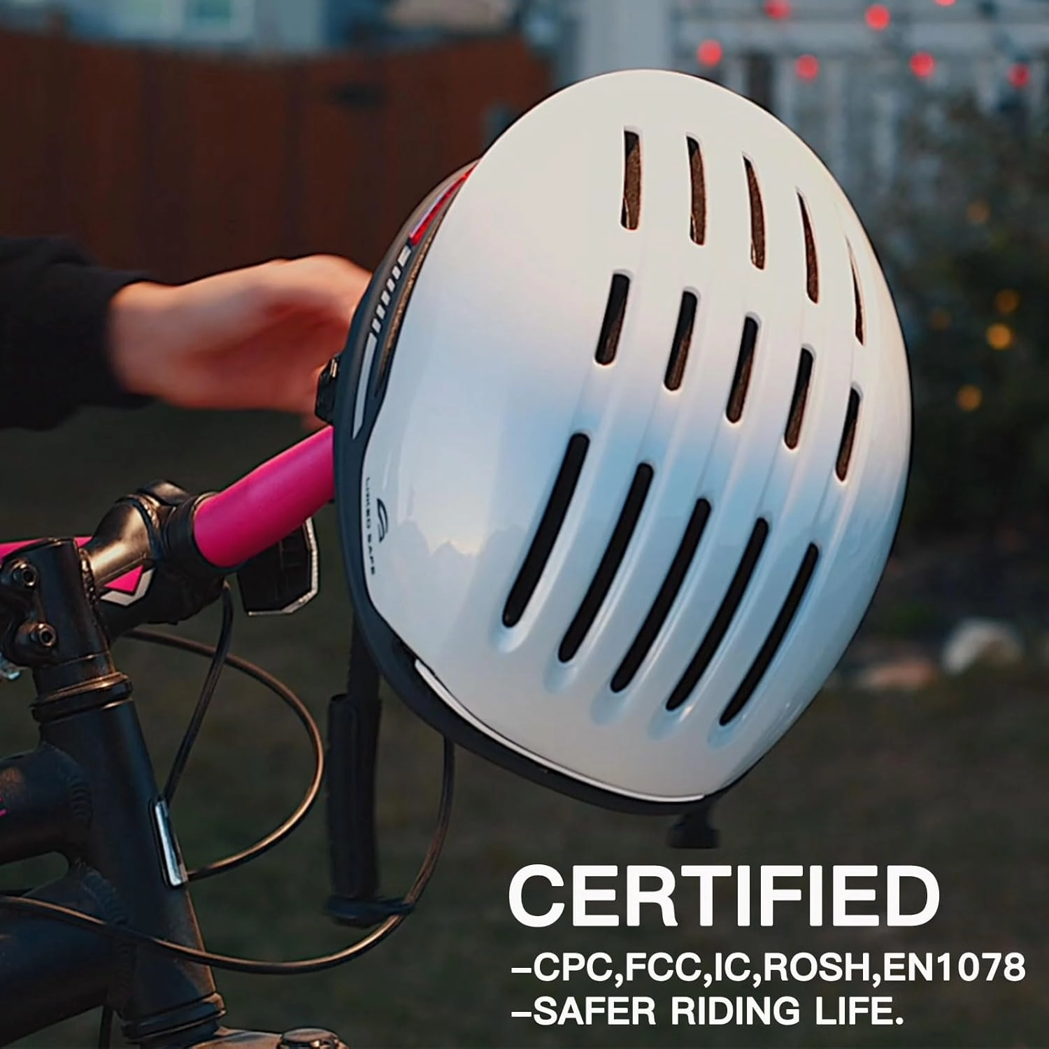 Bike Helmet with Bluetooth, Smart Bike Helmet for Adults Men Women with Built-in Speakers, Auto Brake Blinker, Front and Rear LED Turn Signals Remote Control, Smart Cycling Helmets.