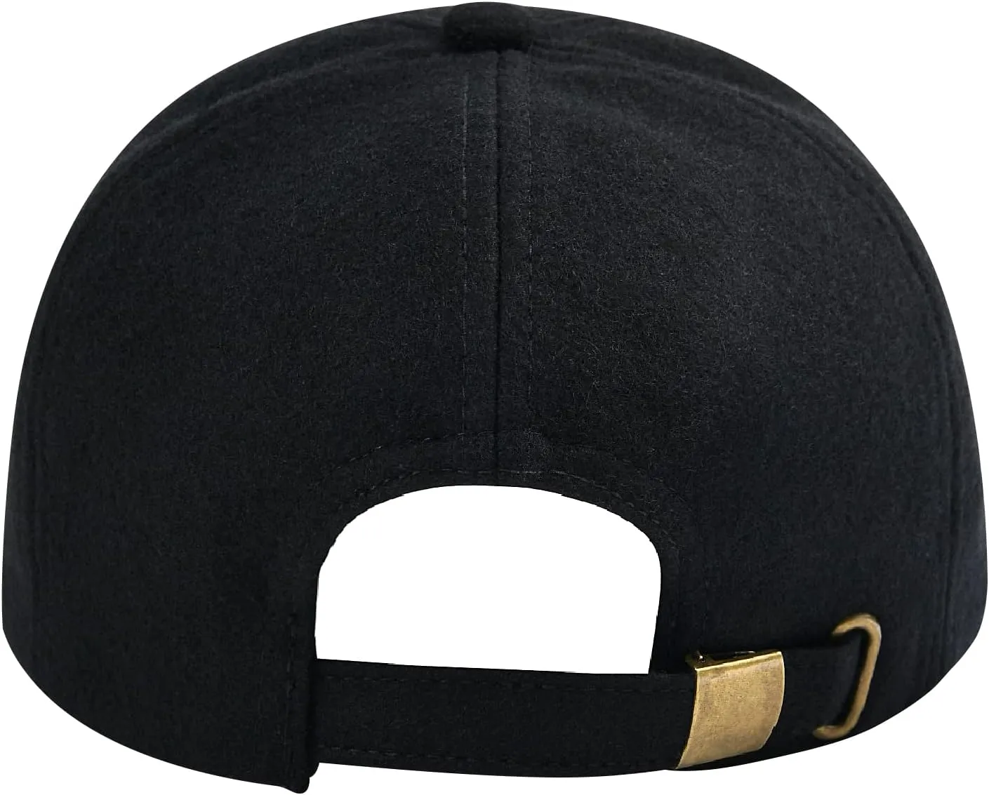BOTVELA Wool Baseball Cap for Men Adjustable Unstructured Tweed Hat