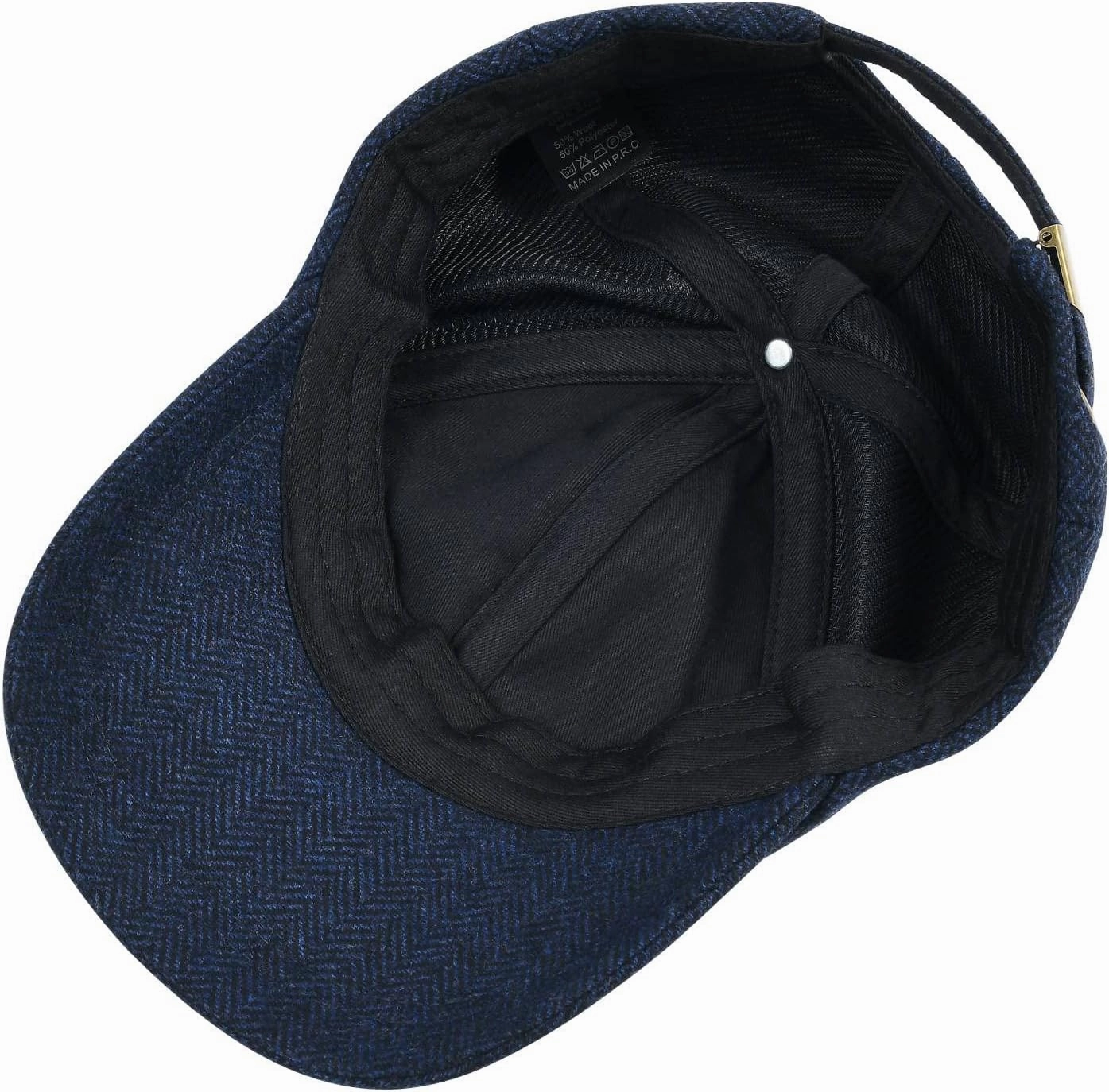 BOTVELA Wool Baseball Cap for Men Adjustable Unstructured Tweed Hat