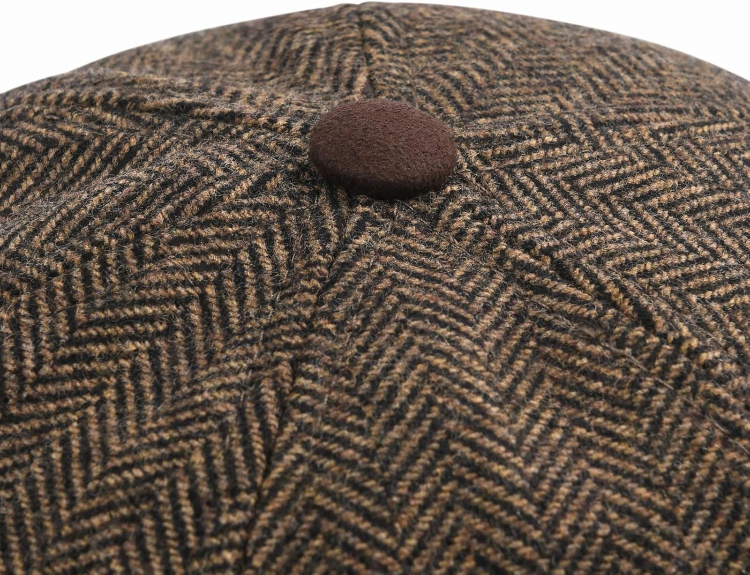 BOTVELA Wool Baseball Cap for Men Adjustable Unstructured Tweed Hat