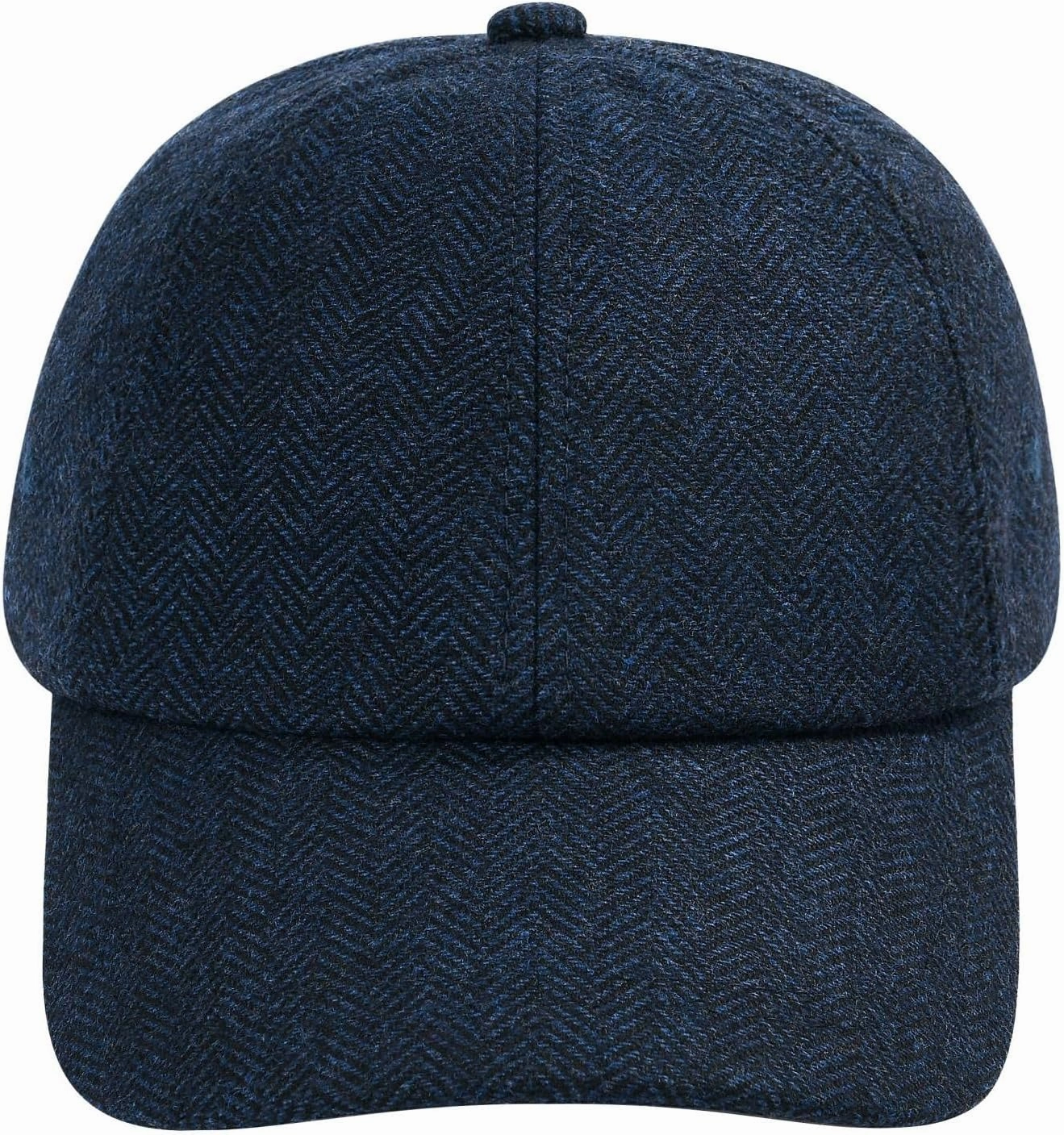 BOTVELA Wool Baseball Cap for Men Adjustable Unstructured Tweed Hat