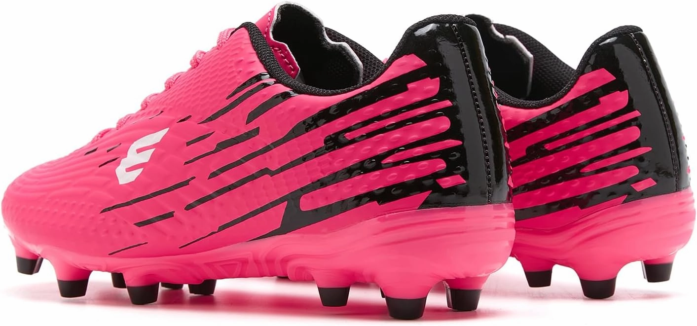 Boys and Girls Soccer Cleats Youth Firm Ground Athletic Outdoor Training Football Shoes for Little and Big Kids