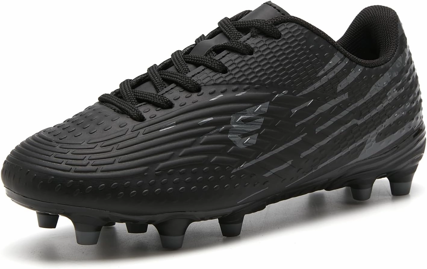 Boys and Girls Soccer Cleats Youth Firm Ground Athletic Outdoor Training Football Shoes for Little and Big Kids