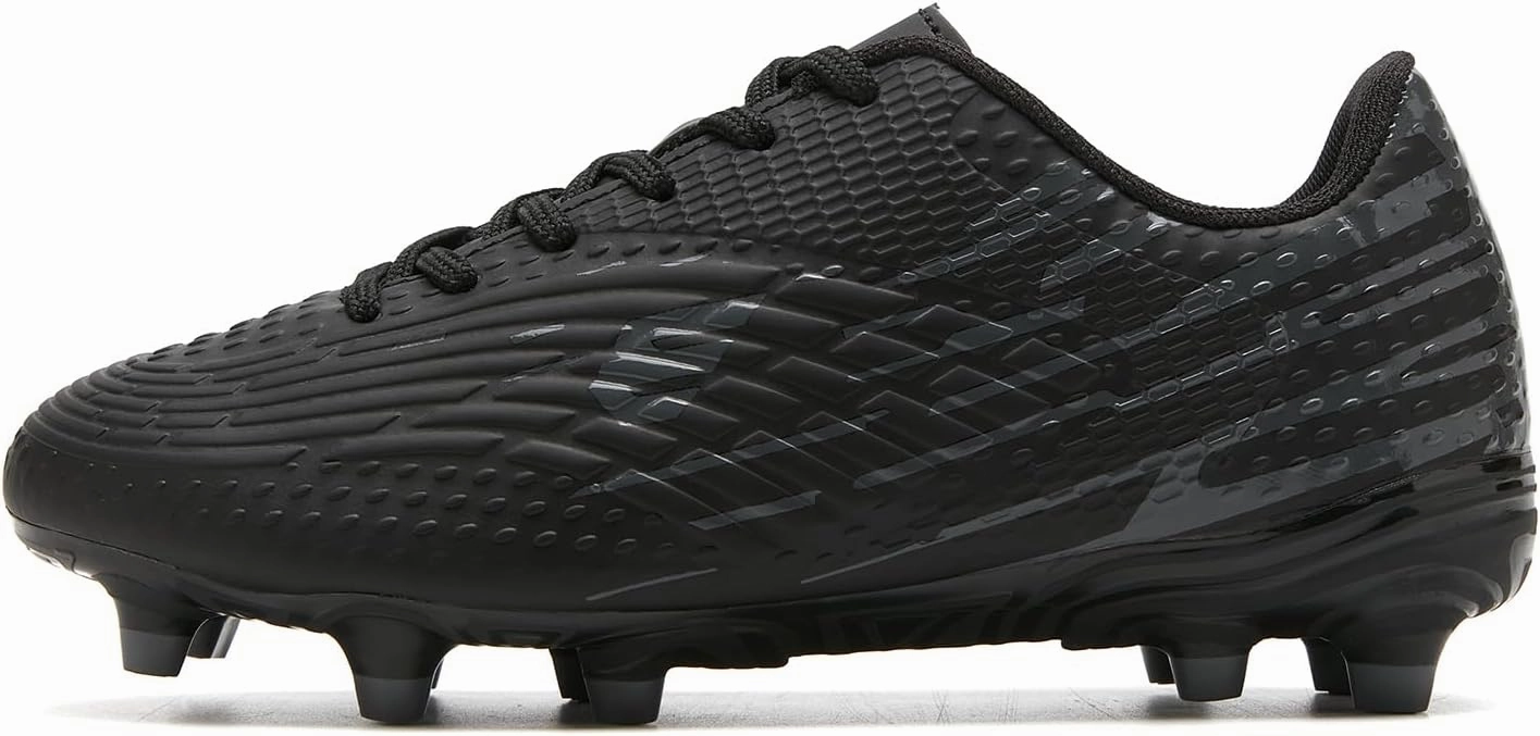 Boys and Girls Soccer Cleats Youth Firm Ground Athletic Outdoor Training Football Shoes for Little and Big Kids