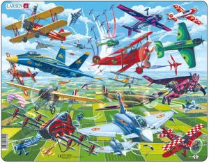 Brave Pilots Frame Puzzle