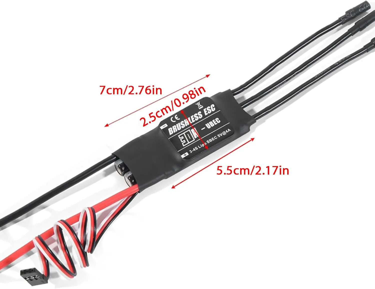 Brushless Speed Controller Electronic Speed Controller Simple To Operate For Helicopter & Aircraft