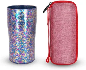 BTTSTRA Outdoor pure titanium beer mug portable car coffee mug(Colorful 1)