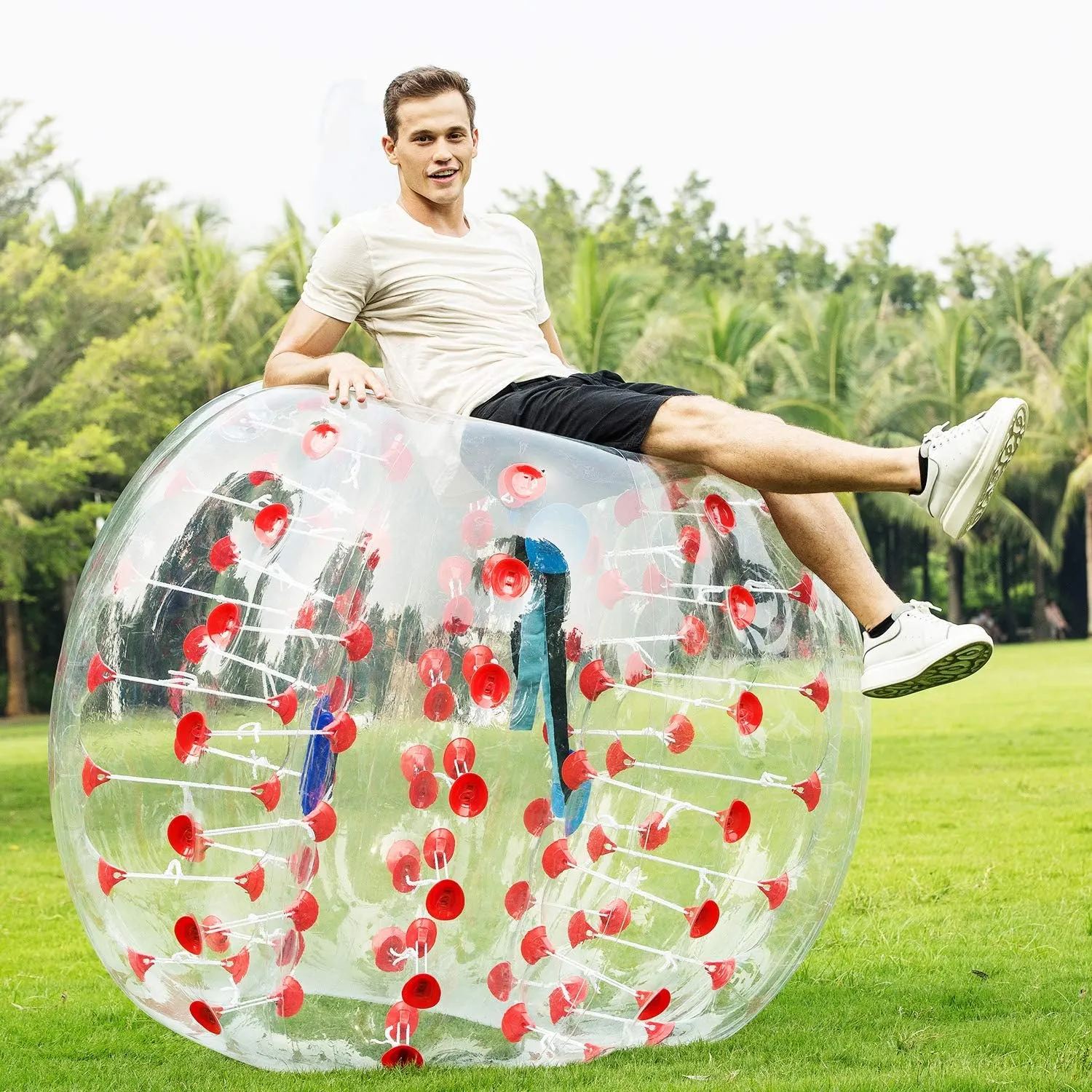 Bumper Bubble Soccer Balls for Teens/Adults, Body Zorb Ball Dia 4FT/5FT(1.2m/1.5m) 1 Pack