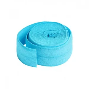 By Annie Foldover Elastic (20mmx2yd) - Parrot Blue