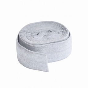 By Annie Foldover Elastic (20mmx2yd) - Pewter