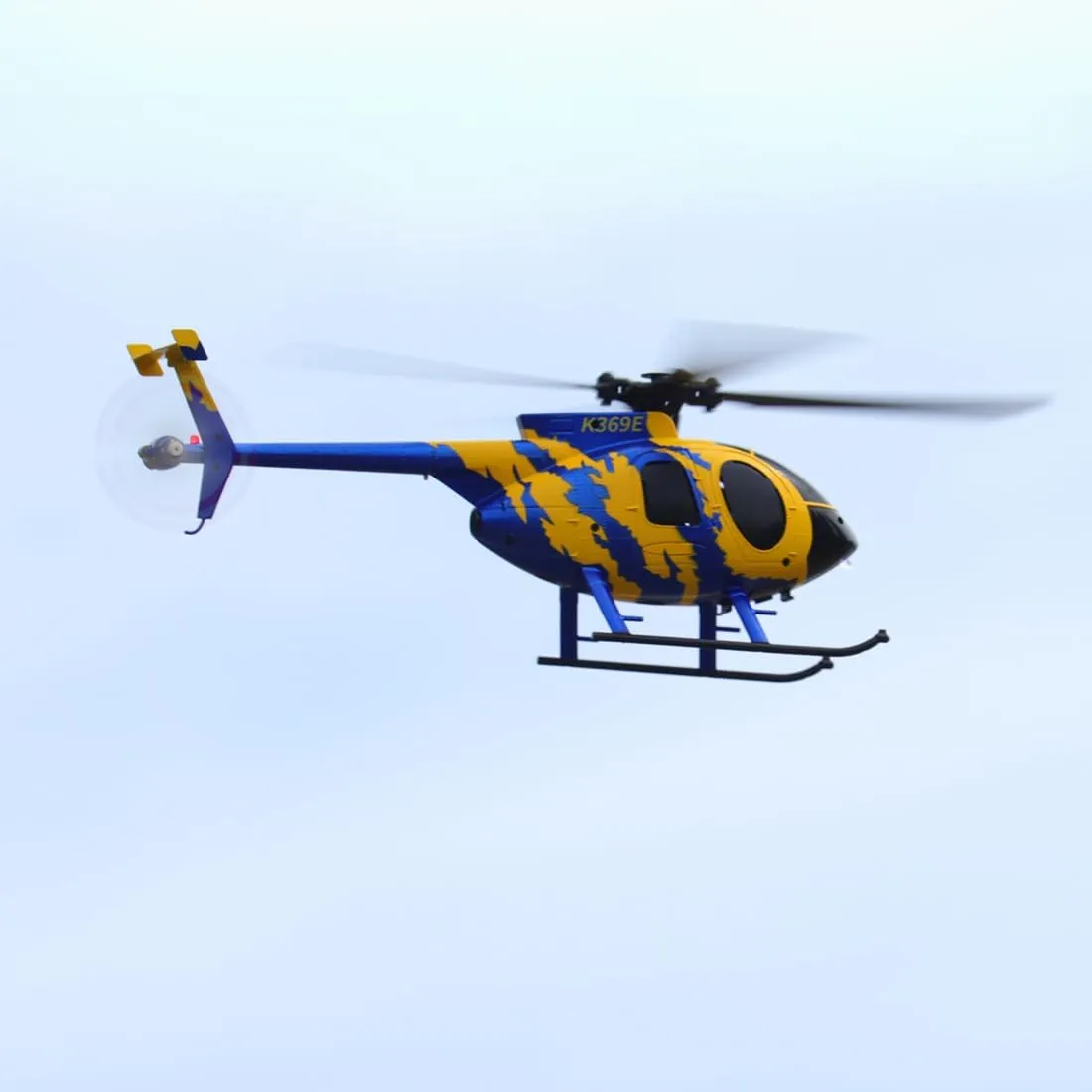 C184 RC Helicopter with 6-Axis Gyro, 2.4G 4CH Single-Propeller RC Helicopter with Altitude Hold & Optical Flow Positioning (Lightstream Version)