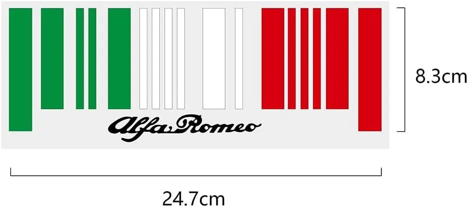 Car Emblem Sticker for Alfa Romeo Giulietta Giulia Stelvio Mito GT 156 159 Car Front and Rear Hood Trunk Grille Car Body Self Adhesive Sticker 3D Badge Decals Emblems,Black Style