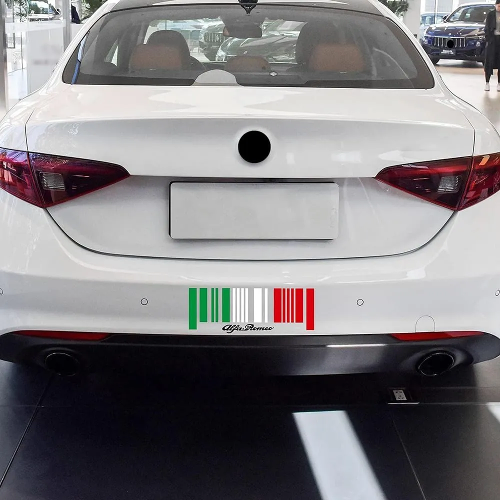 Car Emblem Sticker for Alfa Romeo Giulietta Giulia Stelvio Mito GT 156 159 Car Front and Rear Hood Trunk Grille Car Body Self Adhesive Sticker 3D Badge Decals Emblems,Black Style
