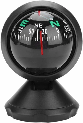 Car Ball, Black Mini Adjustable Ball Night Vision for Boat/Marine Boat/Truck/