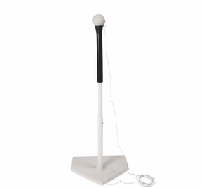Champion Sports Deluxe Batting Tee – Mounted on Official Home Plate, Adjustable Telescopic Molded Rubber Tee, Multiple Style Options – Singles & Sets Available