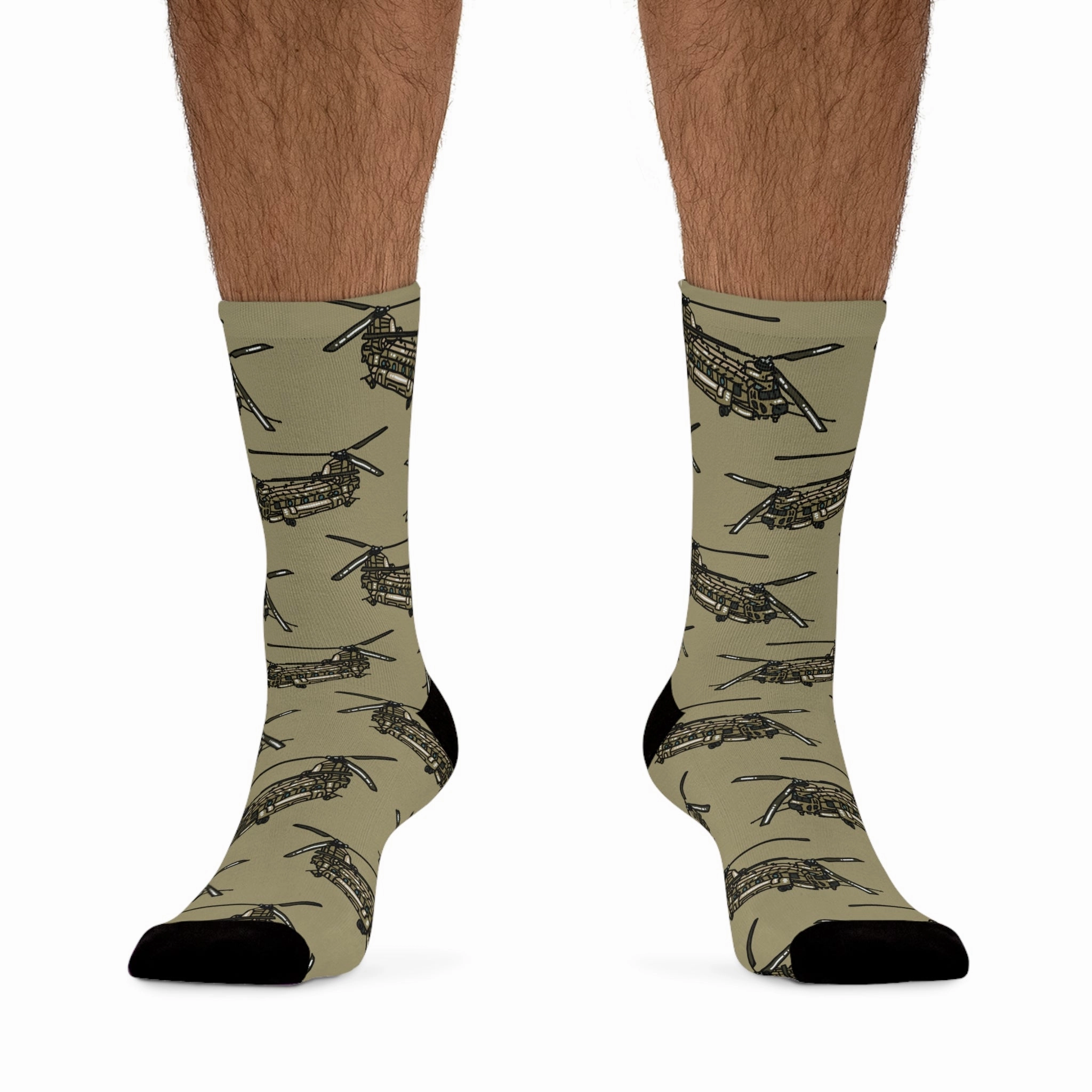 Chinook Helicopter Aviator Socks
