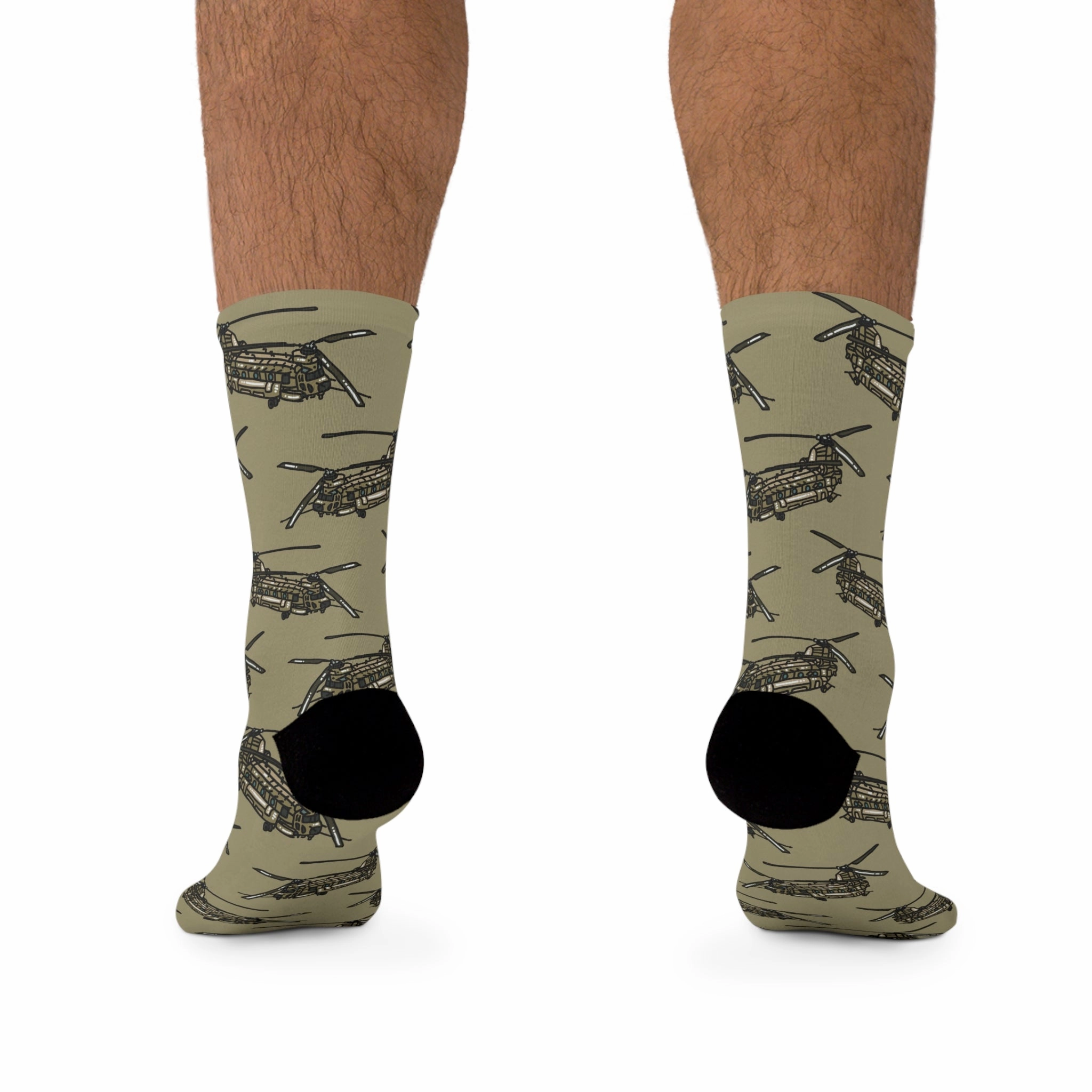 Chinook Helicopter Aviator Socks
