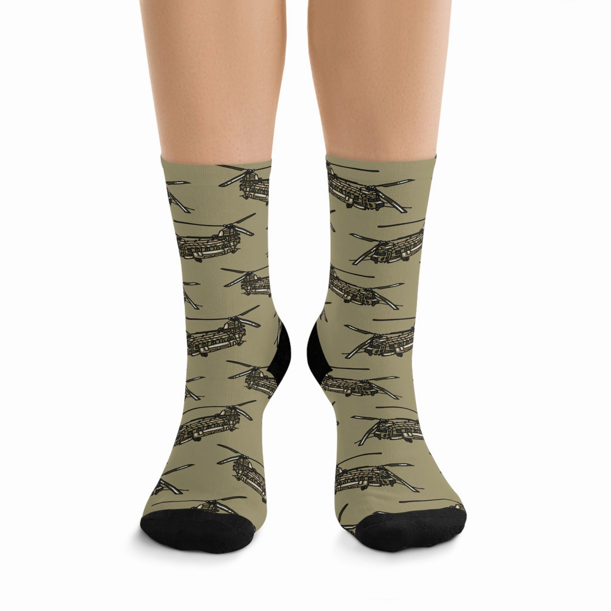 Chinook Helicopter Aviator Socks