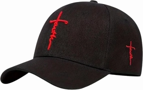 Christian Faith Hat Jesus Hat Cross Cap Comfortable Adjustable One Size Fits Most