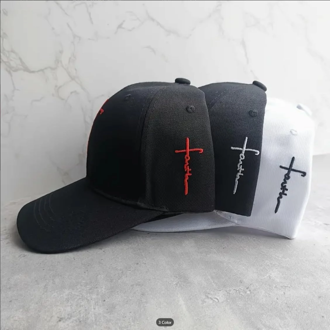 Christian Faith Hat Jesus Hat Cross Cap Comfortable Adjustable One Size Fits Most