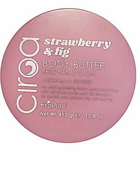 Circa Strawberry & Fig Body Butter, Brighten & Calm, 15.8 oz, Ultra-Hydrating with Shea Butter
