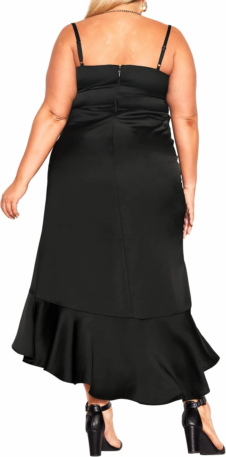 City Chic Women's Maxi Bella Ruffle Ff