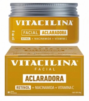 Clarifying Facial Cream, Organic Formula with Retinol, Niacinamide, and Vitamin C, Lightener for Skin with uneven tone